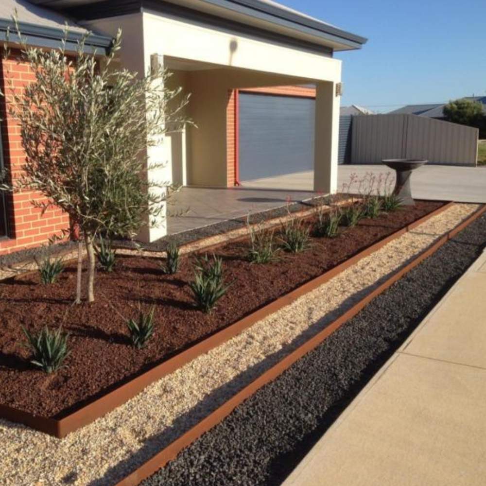 Corten Steel Garden Edge | Rusted Garden Edging | Rusted Landscape Edge: image 6