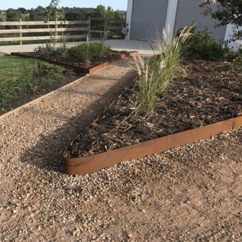 Corten Steel Garden Edge | Rusted Garden Edging | Rusted Landscape Edge: image 7