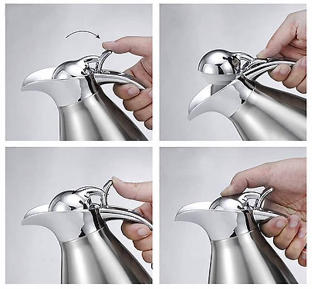 Stainless Steel Thermos Jug | Coffee Carafe | Tea Carafe: image 7