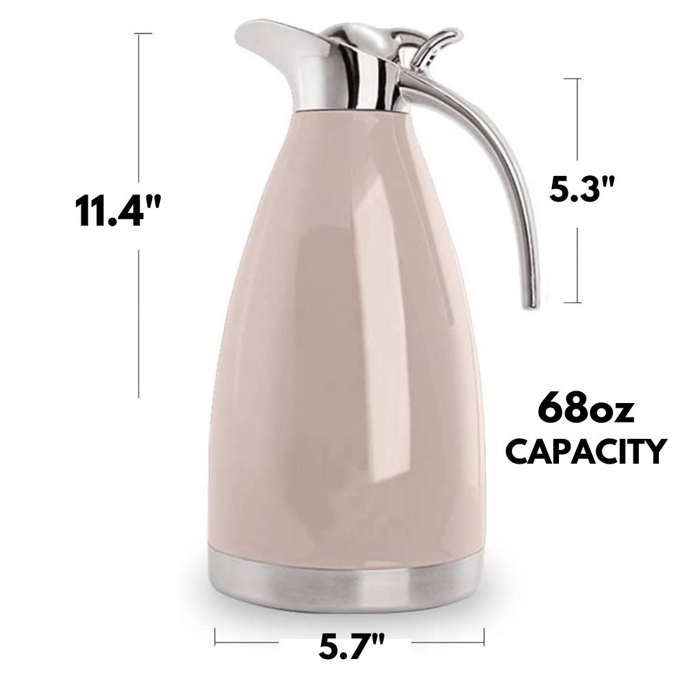 Stainless Steel Thermos Jug | Coffee Carafe | Tea Carafe: image 12