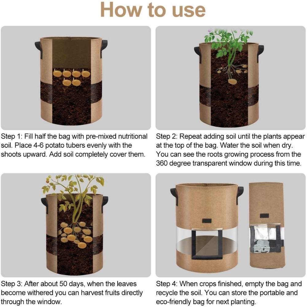 Potato Bags | Potato Planting Bag | Bags For Growing Potatoes: image 5