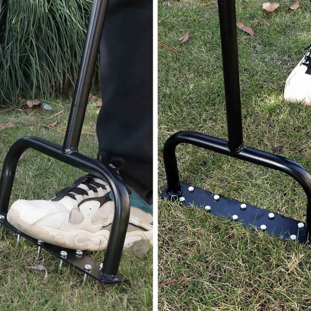 Manual Lawn Corer | Grass Dethatcher Tool | Step Lawn Aerator: image 10