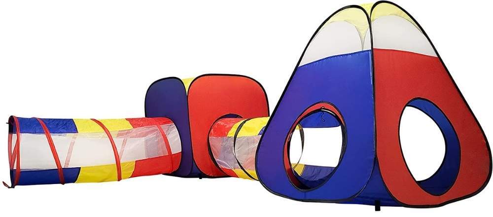 Pop Up Play Tent and Tunnel | Childrens Play Tunnel | Indoor Play Tents For Toddlers: image 2