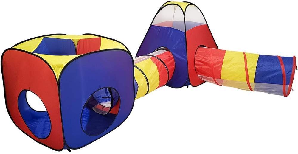 Pop Up Play Tent and Tunnel | Childrens Play Tunnel | Indoor Play Tents For Toddlers: image 5