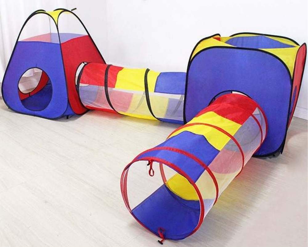 Pop Up Play Tent and Tunnel | Childrens Play Tunnel | Indoor Play Tents For Toddlers: image 7