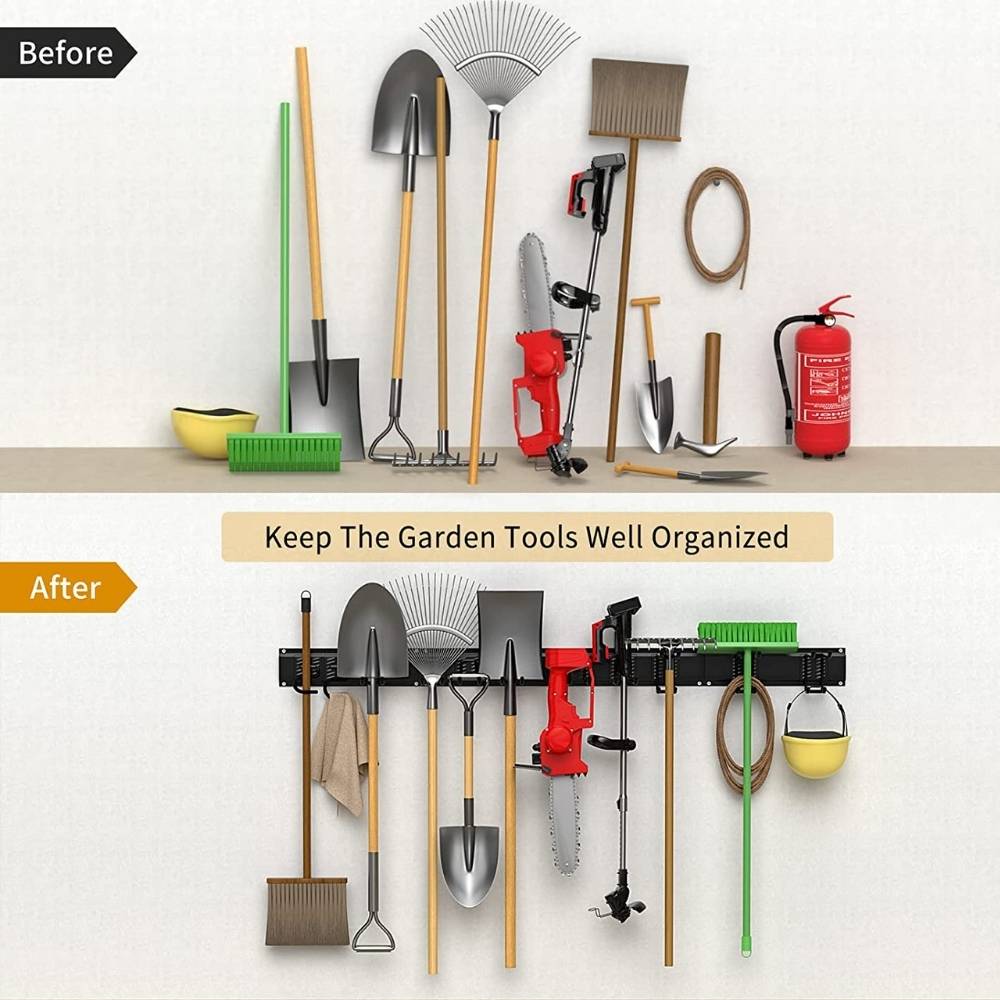 Garden Tool Organiser | Tool Organiser Wall | Garage Rack For Tools: image 3