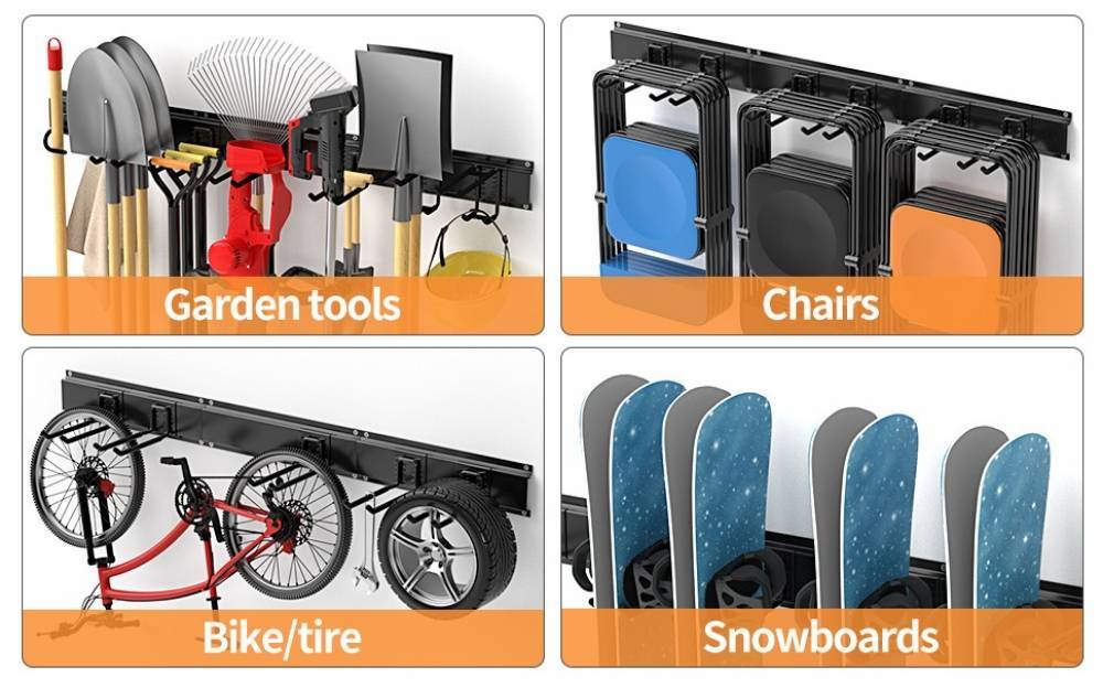 Garden Tool Organiser | Tool Organiser Wall | Garage Rack For Tools: image 12