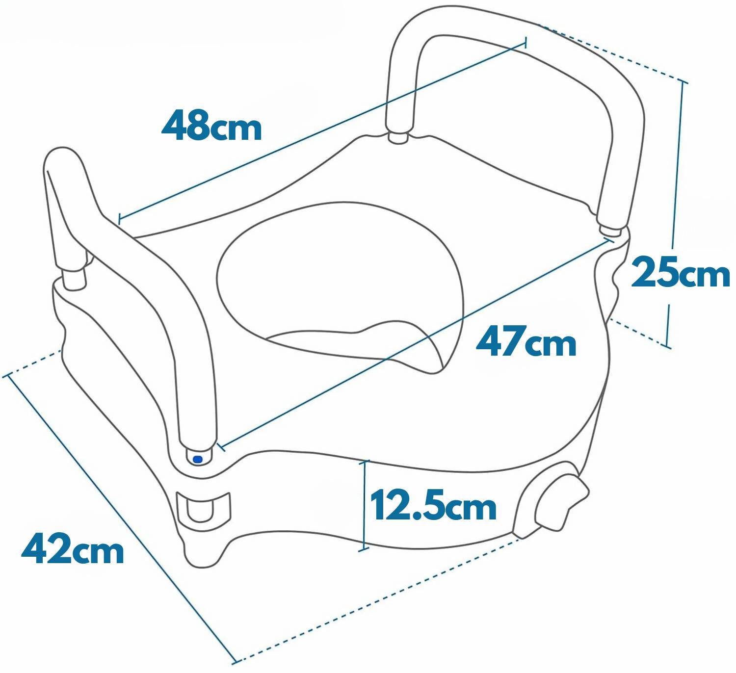 Toilet Seat Raisers | Toilet Bowl Seat Riser | Raised Lavatory Seats: image 3