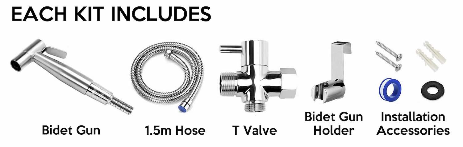 Hand Bidet Kit | Toilet Sprayer | Hand Held Bathroom Spray: image 6