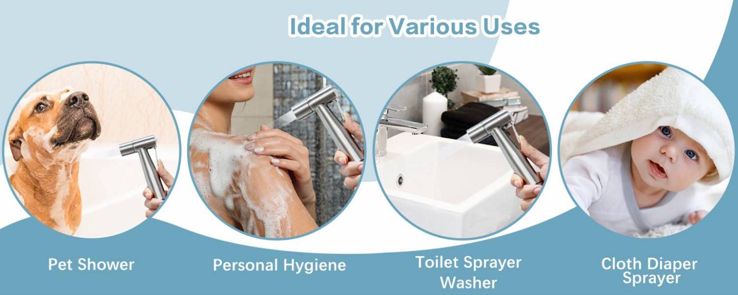 Hand Bidet Kit | Toilet Sprayer | Hand Held Bathroom Spray: image 9