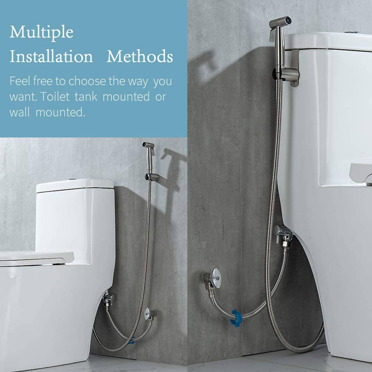 Hand Bidet Kit | Toilet Sprayer | Hand Held Bathroom Spray: image 11