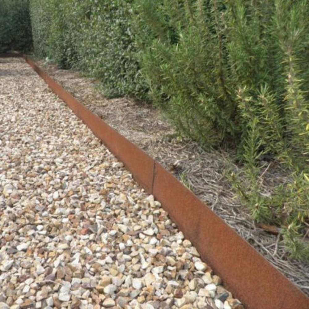 Corten Metal Edging | Corten Garden Edging | Core 10 Steel Edging: image 2