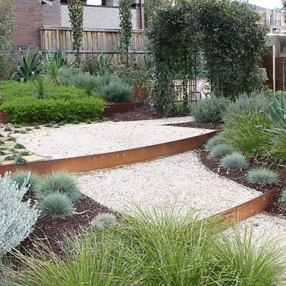 Corten Metal Edging | Corten Garden Edging | Core 10 Steel Edging: image 6